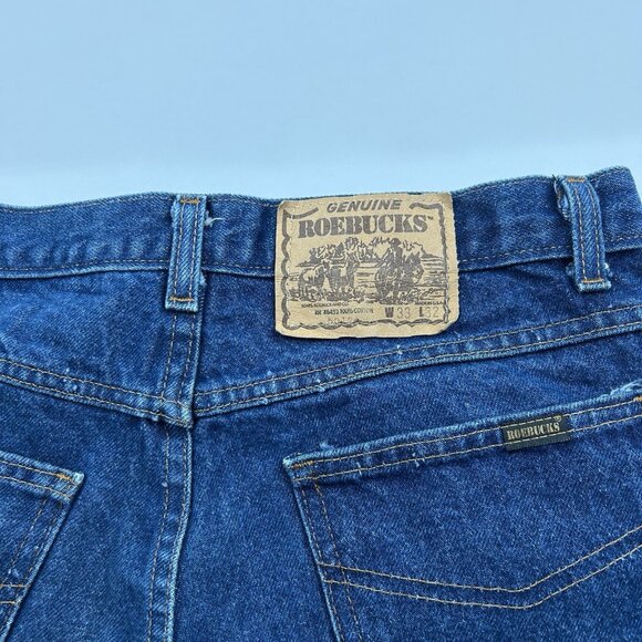 Vintage Sears Genuine Roebucks mens denim jeans size 33x32 (30x32) 50124 - Picture 13 of 16